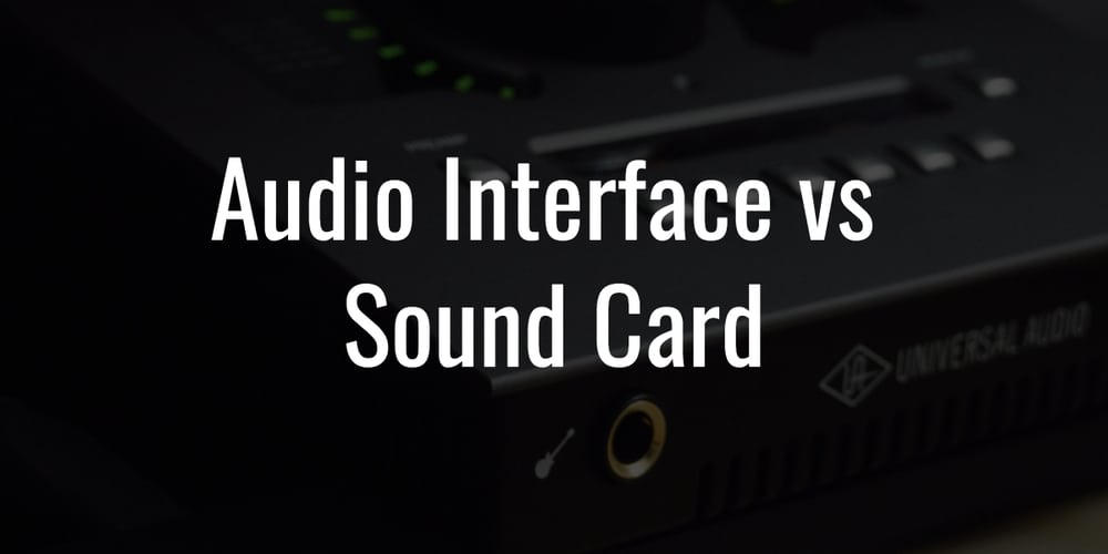 Audio Interface Vs Sound Card All You Need To Know In 2026 Audio Interface Vs Sound Card 