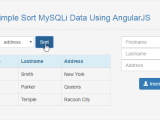 Php Simple Sort Mysqli Data Using Angularjs Sourcecodester