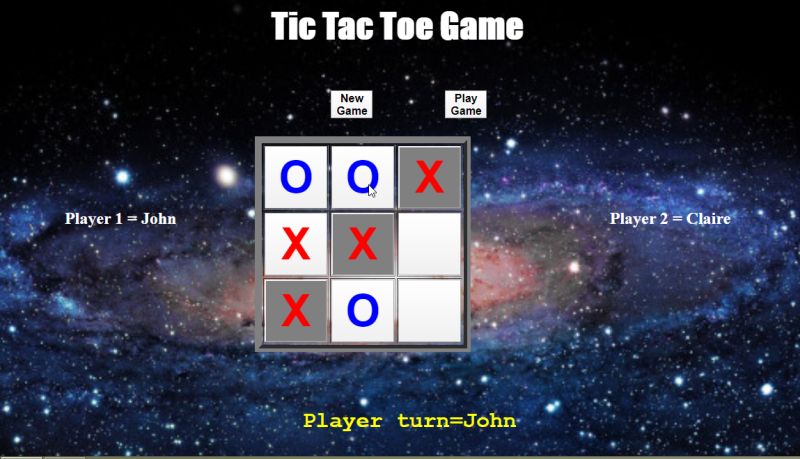 Tic Tac Toe Game Using Javascript Sourcecodester - Download Incredible Nature Texture | Full HD