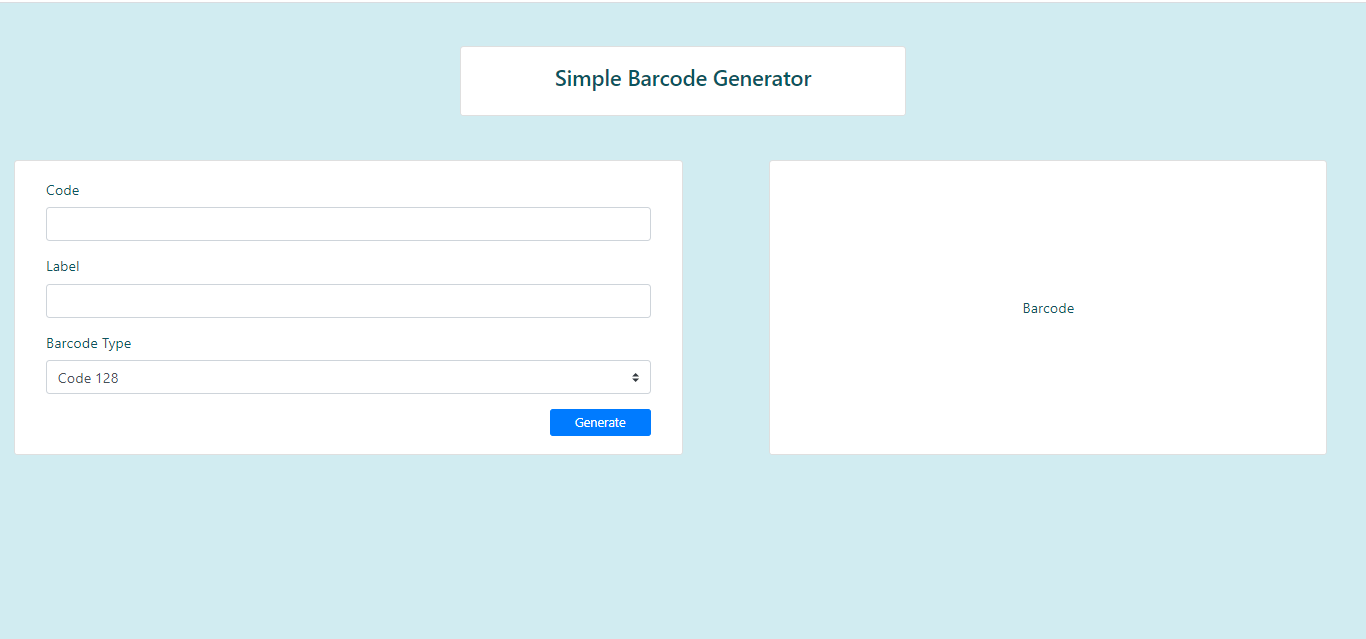 Free online code 93 generator. Simple Barcode Generator Using Php Javascript Free Source Code Projects Tutorials