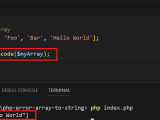 How To Fix The Php Warning Array To String Conversion Error In Php