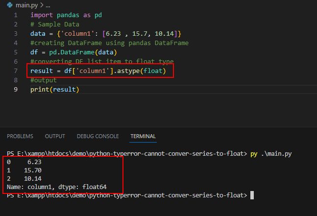 Typeerror Cannot Convert The Series To Class Float Solved - Premium Geometric Illustration Gallery - 4K
