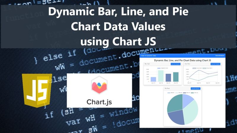 Dynamic Bar Line And Pie Chart Data Using Chart Js Tutorial Sourcecodester - Beautiful Space Design - Desktop