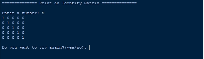 Identity Matrix In Python C Program To Print Identity Matrix - Sunset Textures - Ultra HD Full HD Collection
