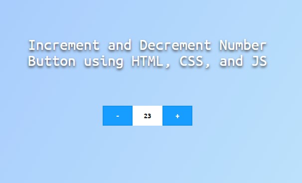 Javascript Html Element Customize Increment Value Of Arrow Buttons Independently From - Premium Minimal Pattern Gallery - 4K