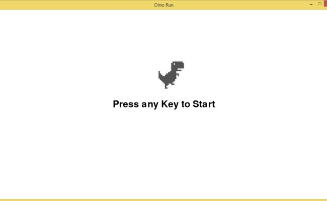 Dino Run Game Using Pygame In Python With Source Code | SourceCodester