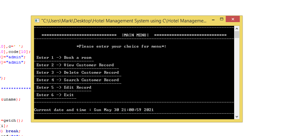 C Hotel Management Project The Crazy Programmer 