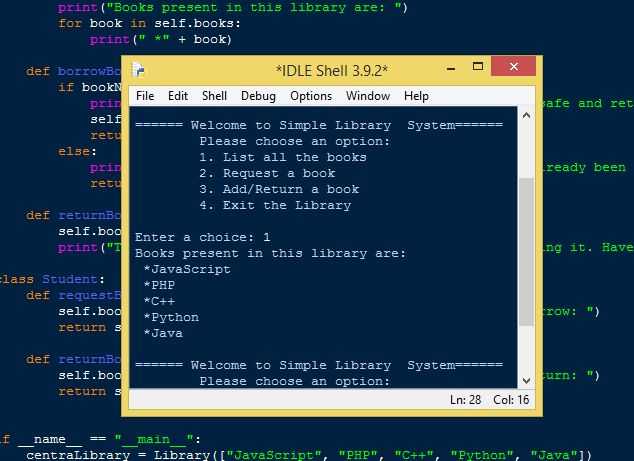 Simple Book Library System Using Python With Free - Download Modern Colorful Background | Desktop