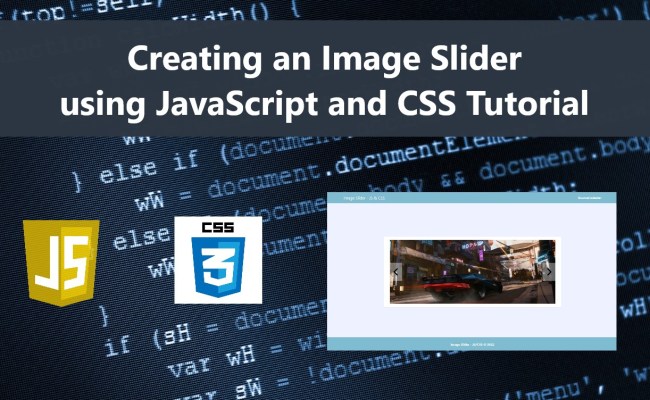 Creating An Image Slider Using JS And CSS Tutorial | SourceCodester