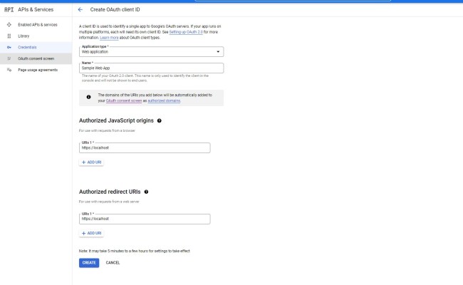 Reading Google Sheets Data Using JavaScript And Google Sheets API ...