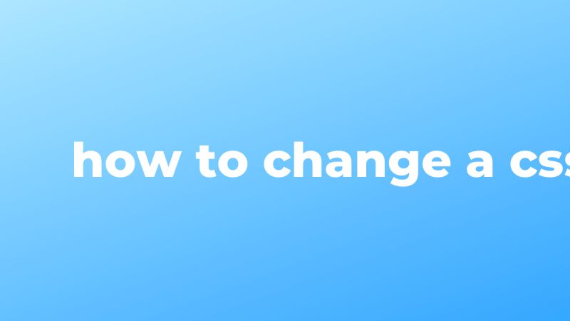 Solved How To Change A Css Variable With In Javascript Sourcetrail - Best Colorful Images in 4K