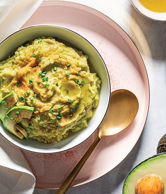 pic Avocado Mashed Potatoes Vegan vegan avocado mashed potatoes with
