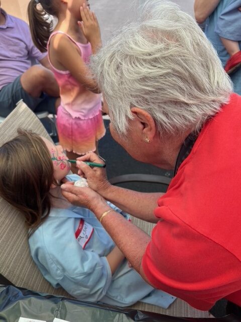 Face painting for the kids