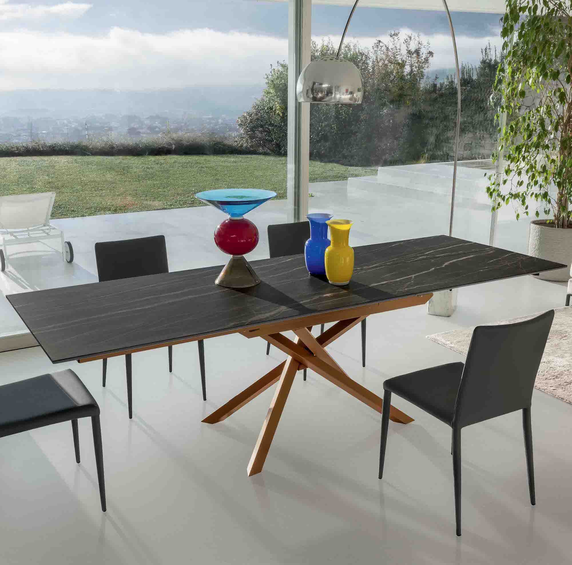 Intertwined Extendable Dining Table Compact Design Spaceman - Best Colorful Textures in Ultra HD