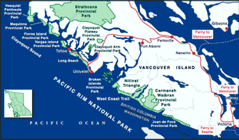The pacific rim national parkreserve is a magnificent amalgam of mountains, coastal rainforest, wild beaches and unspoiled marine landscapes stretching intermittently for 125km between the towns of tofino in the north and port renfrew to the south. Pacific Rim National Park