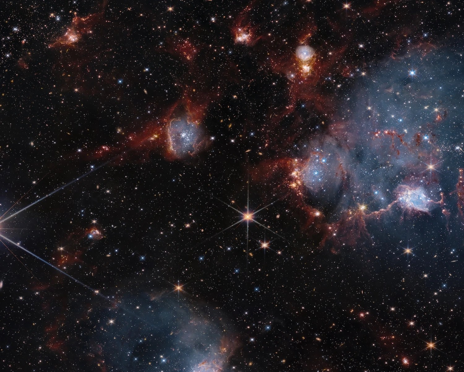 Une image inédite de la NASA les secrets explosifs de la naissance des étoiles”
