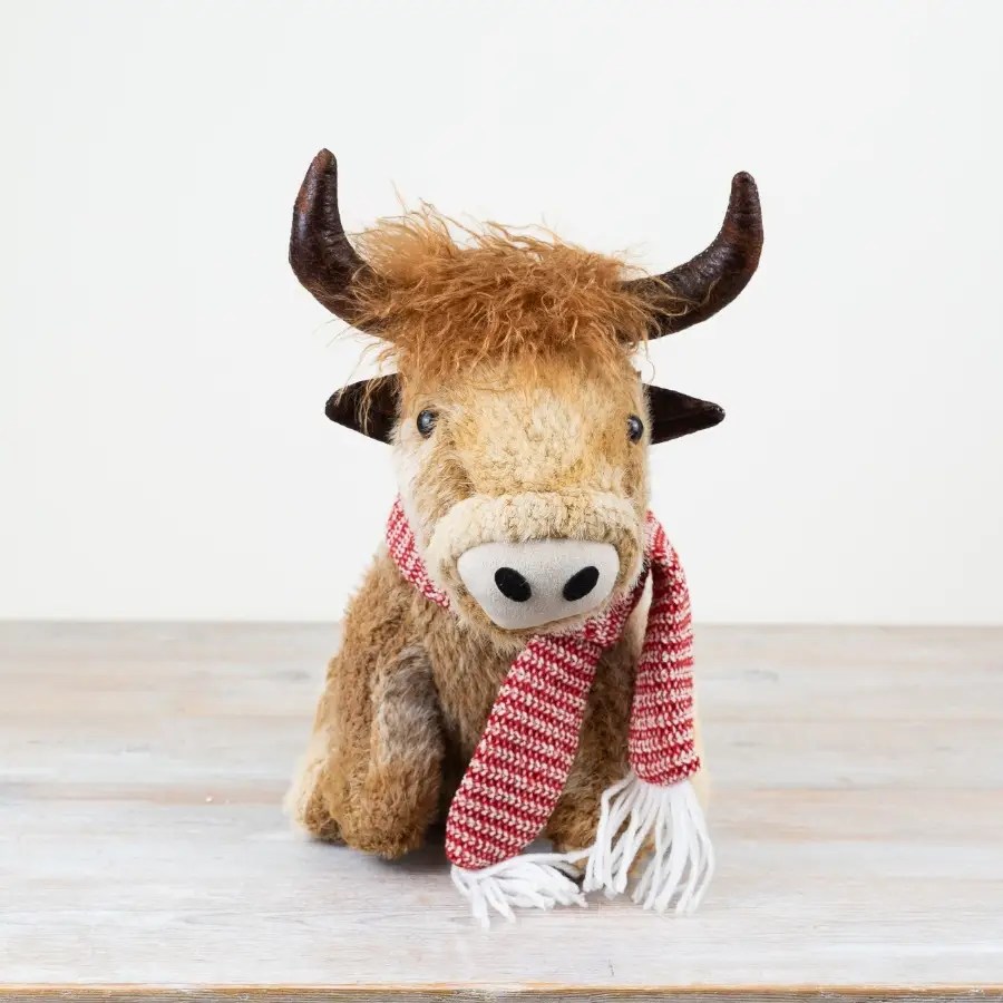 Highland cow doorstop