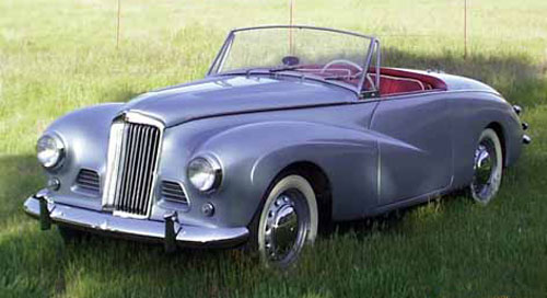 movie stars the sunbeam alpine mark i spannerhead on blue sports car in to catch a thief