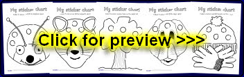pupil behaviour charts and targets resources for early years ks1