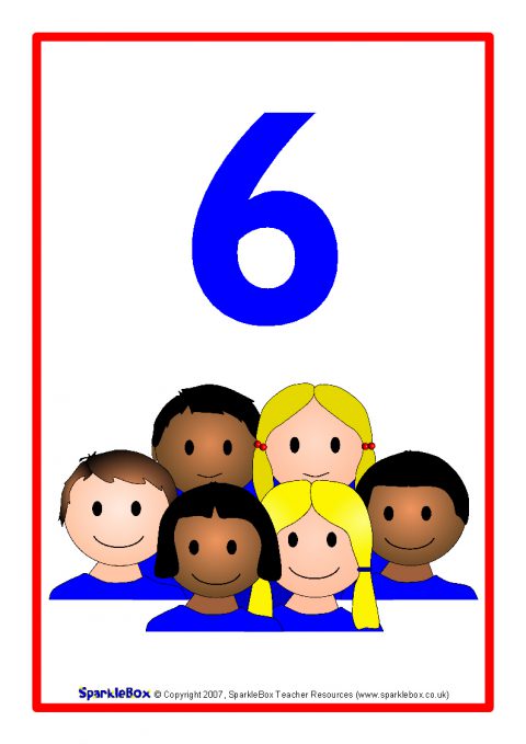 children number posters 1 10 sb954 sparklebox