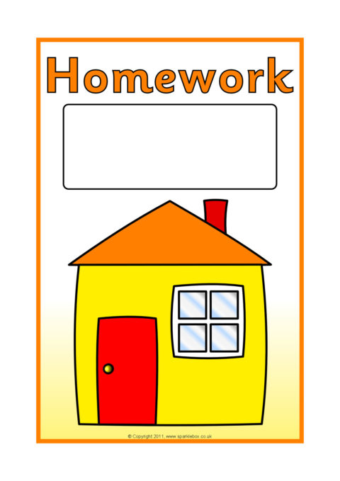 editable homework book covers sb4532 sparklebox