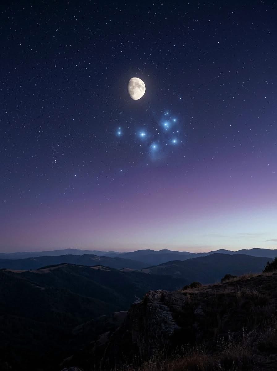 9:29 Waning Moon–Pleiades–Aldebaran Alignment Heart Healing
