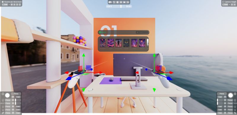 Spatialjs First Spatial Applications In Webxr Nextra - Download Artistic Ocean Photo | High Resolution