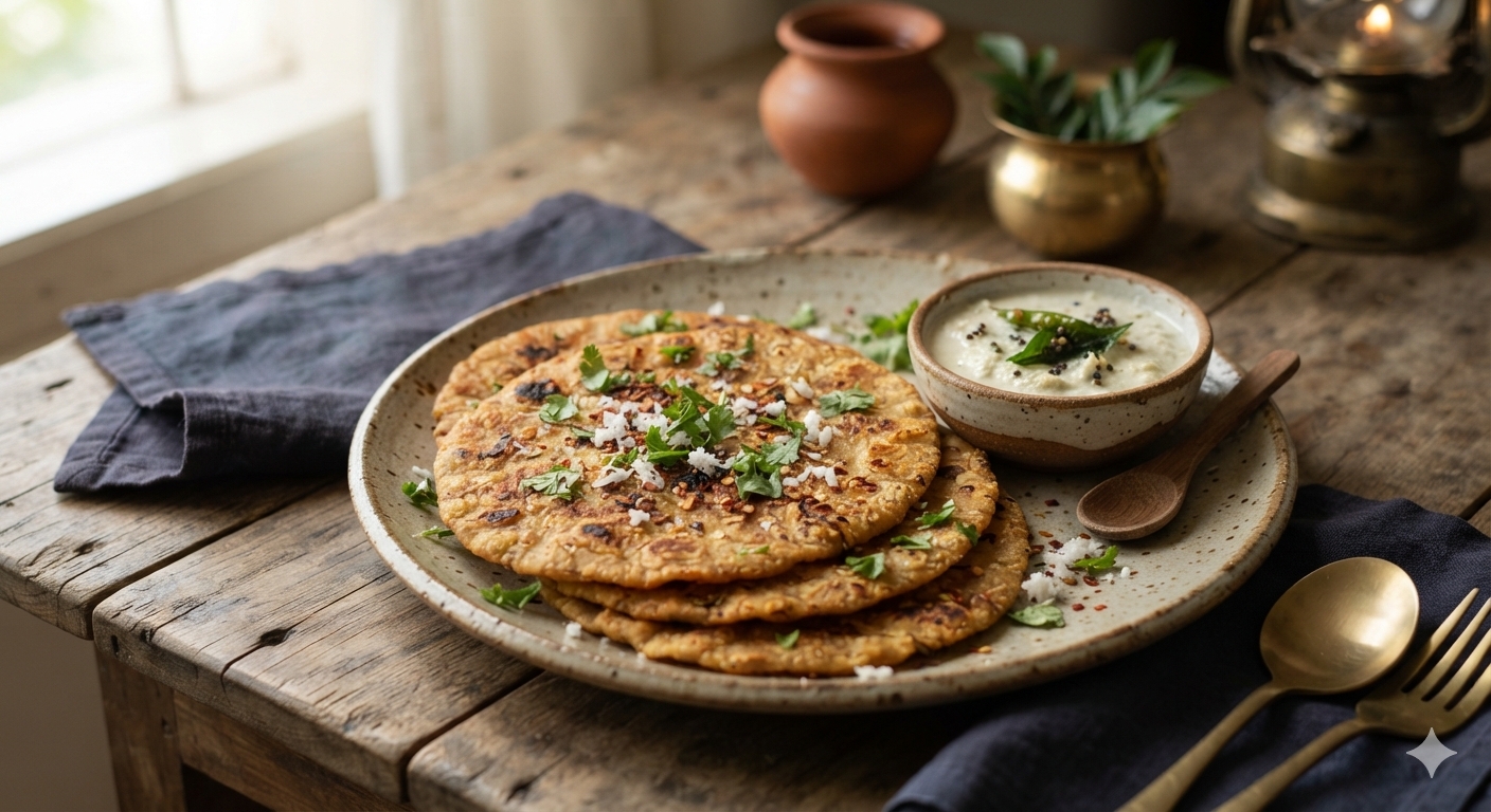 18. Red Gram Dhal Roti Recipe
