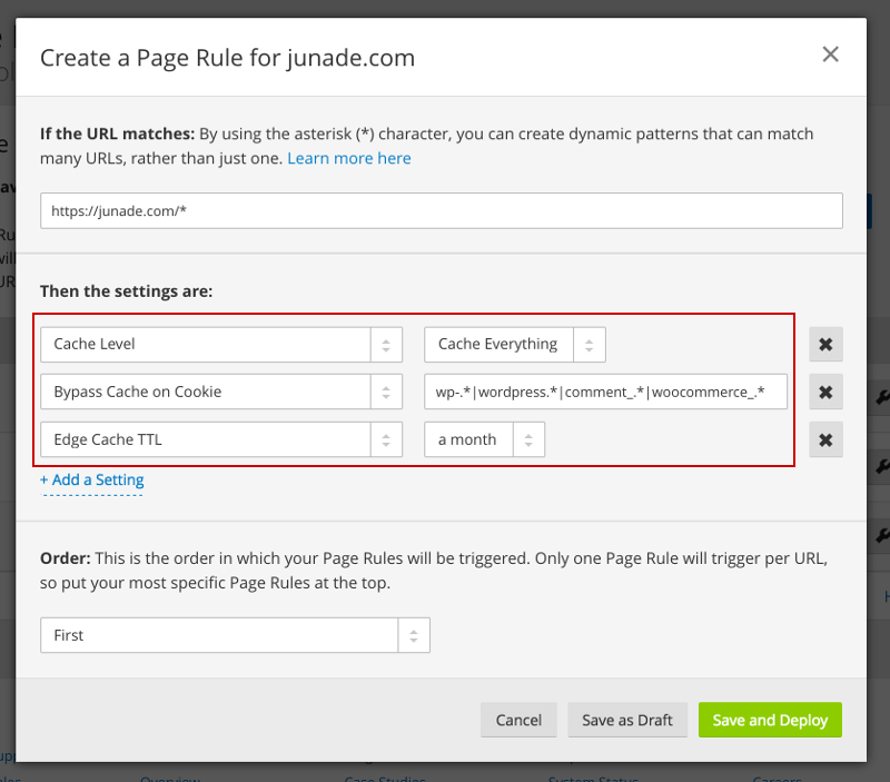 Daardoor ben je zeker dat ze altijd in de cache . Cache di post e pagine Wordpress con Cloudflare | SpeedyWordpress