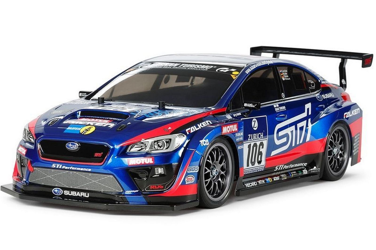 TAMIYA TB-03R STI WRX ボディー Tamiya RC Body Set Subaru WRX STI NBR Challenge (Wheelbase 257 mm