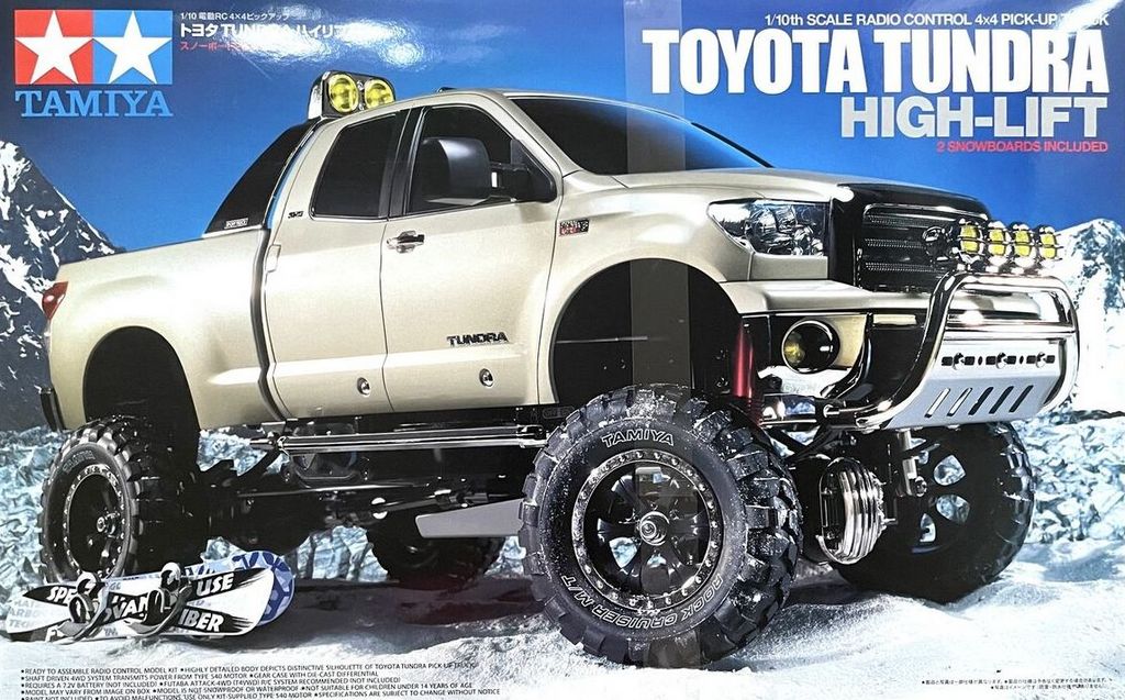 Tamiya Toyota Tundra High-Lift 4WD – 58415 – SPEELGOEDenMODELBOUW.com