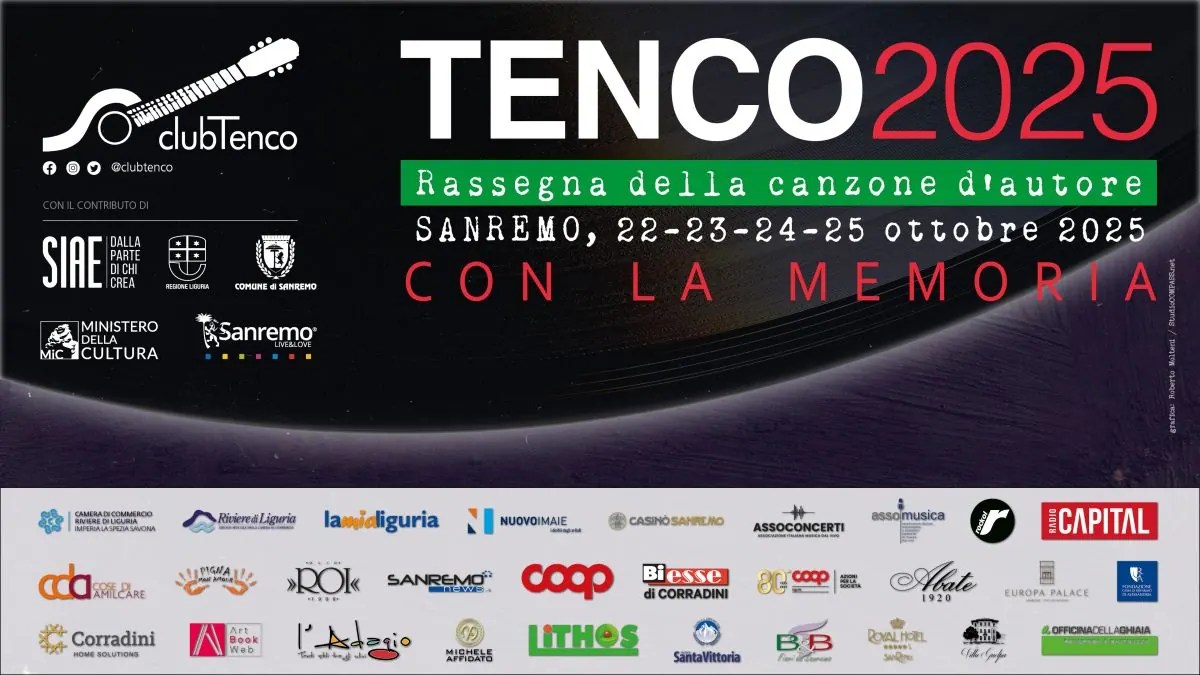 Premio Tenco 2025, ospiti i Baustelle, Cristicchi, Carone, Tosca e molti altri