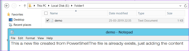 Create file if not exists with name as today's date using PowerShell ...