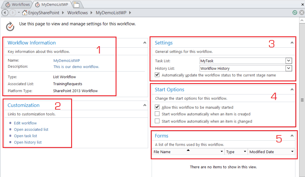 Create a Workflow using SharePoint Designer