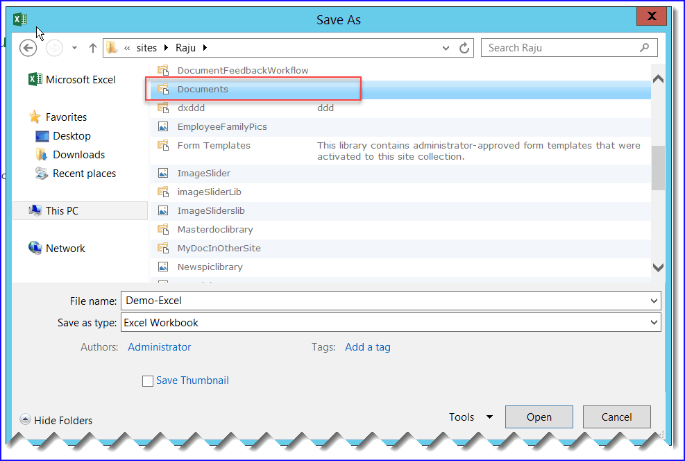 How to Save to SharePoint from Excel? SPGuides