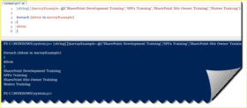 What is PowerShell Array - SPGuides