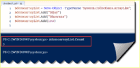 How to create and use PowerShell ArrayList - SPGuides