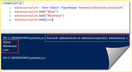 How to create and use PowerShell ArrayList - SPGuides