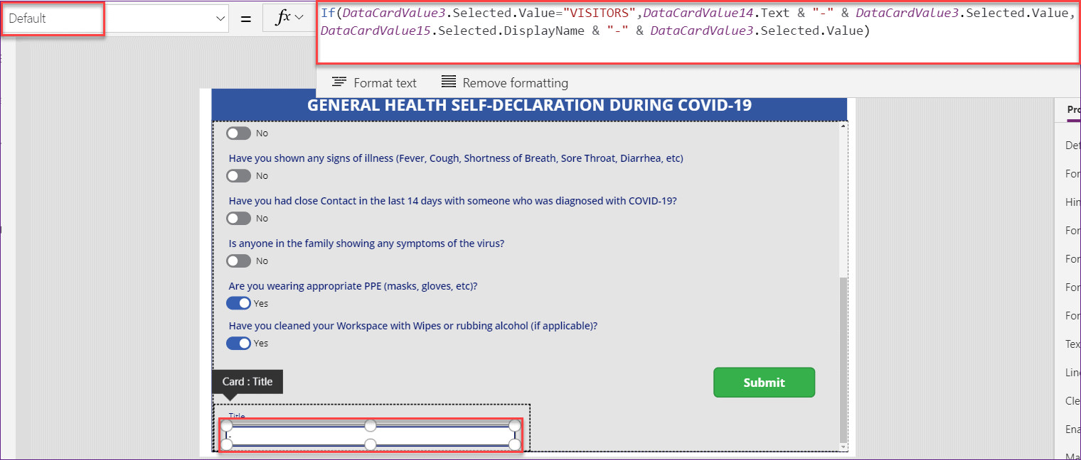 PowerApps set field value based on another field - SPGuides