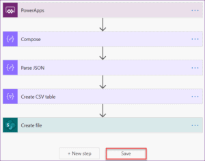 How to Create CSV in SharePoint using PowerApps and Power Automate ...