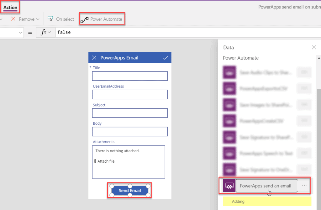 how to send email on submit button in PowerApps 1 how to send email on submit button in PowerApps