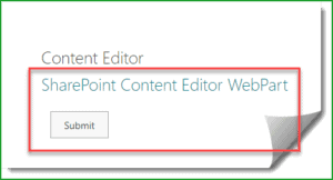 Content Editor Webpart in SharePoint Online - SharePoint & Microsoft ...