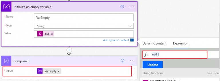 Power Automate Initialize Variable - SPGuides