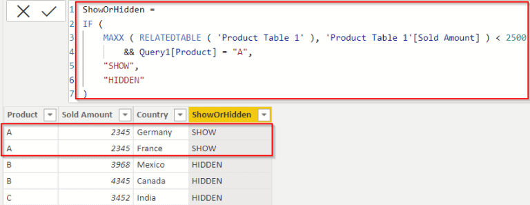 Power BI Compares Two Columns in Different Tables - SPGuides