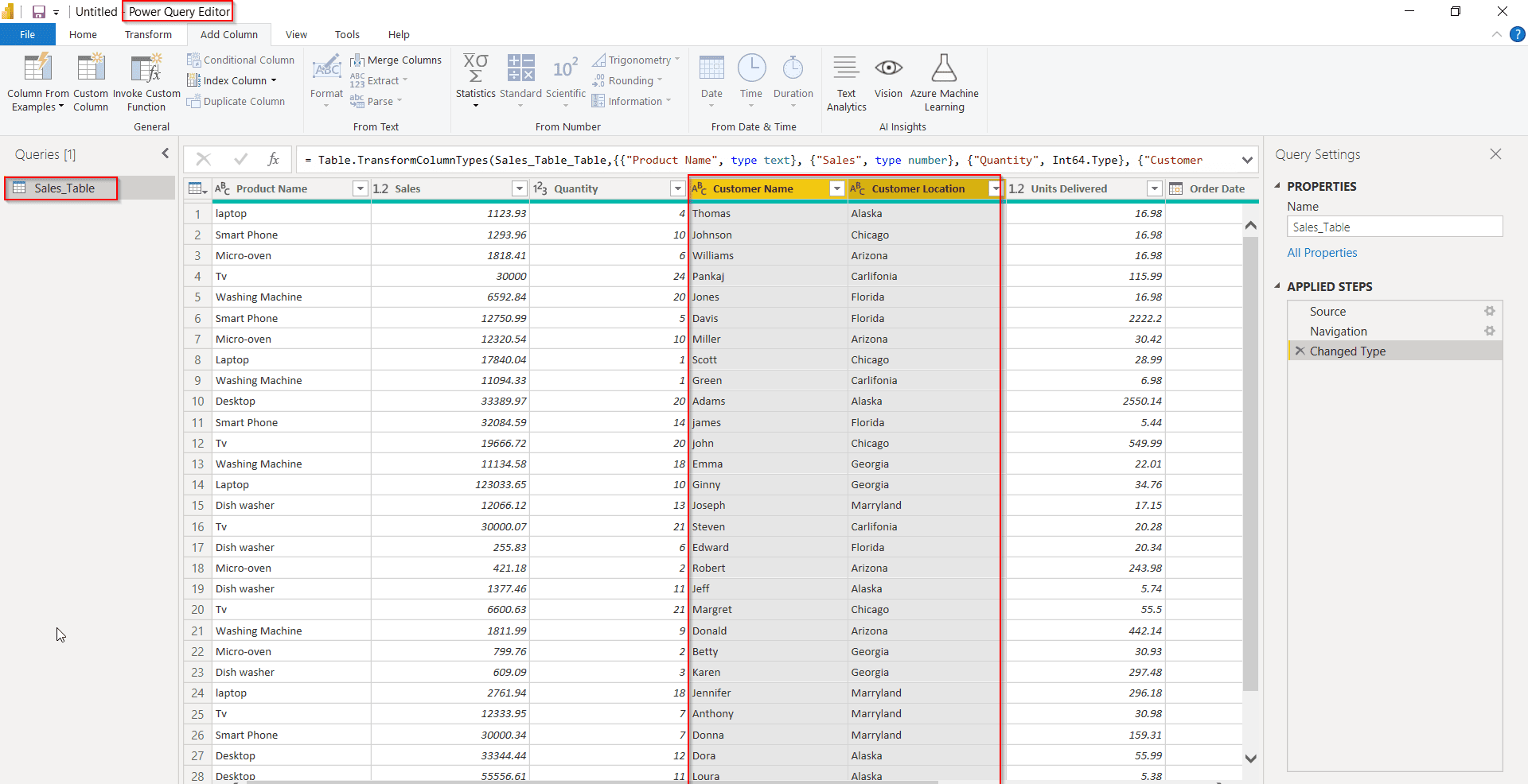 How to Merge Column in Power BI - SPGuides