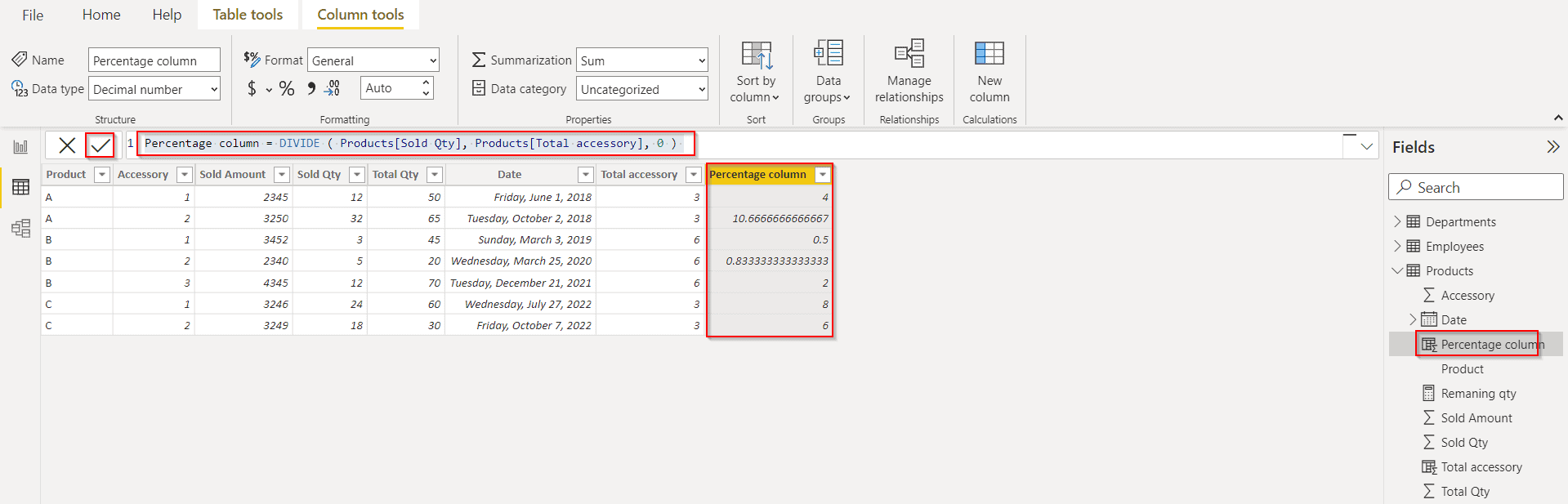 Power BI Add Calculated Column [With Various Examples] - SPGuides