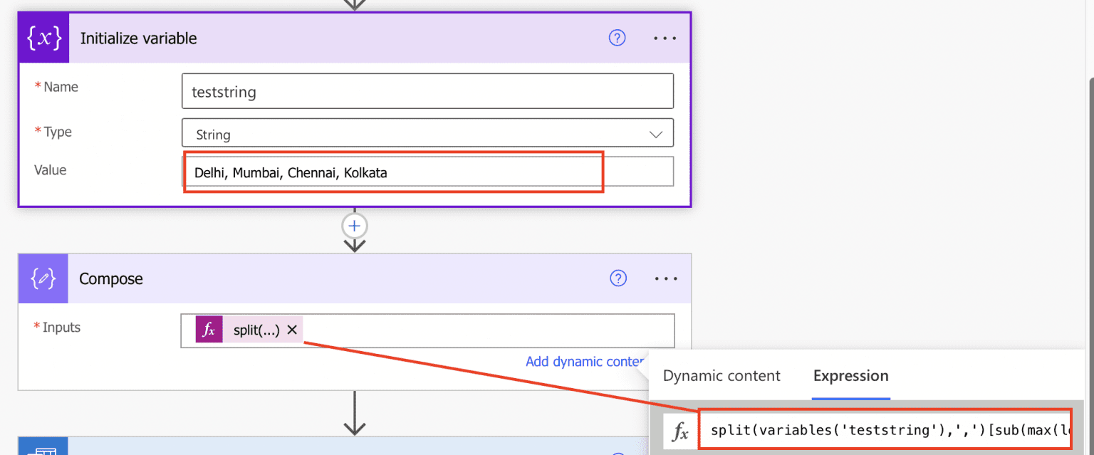 How to split a string into an array in Power Automate? - SPGuides