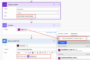 How to split a string into an array in Power Automate? - SharePoint ...