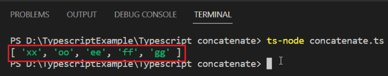 Typescript array concatenation [With real examples] - SPGuides