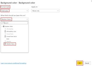 Power BI Conditional Formatting Based On Field Value - SharePoint ...
